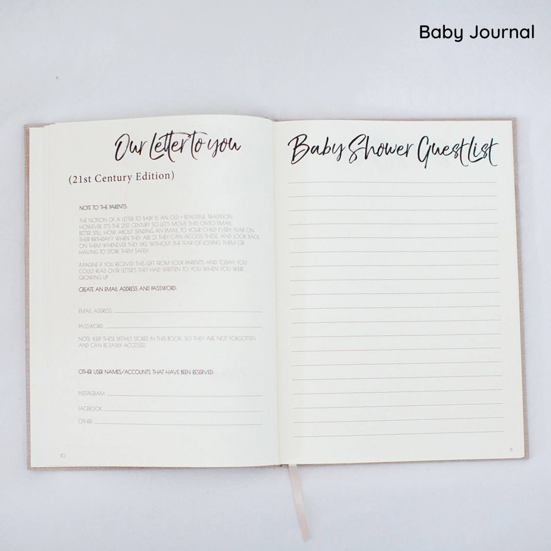 Baby Journal & School Years Journal Bundle